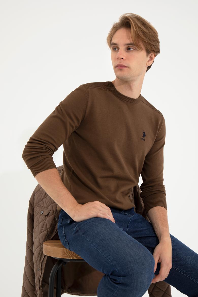 Erkek Coconut Bisiklet Yaka Basic Triko Kazak - 50251885050