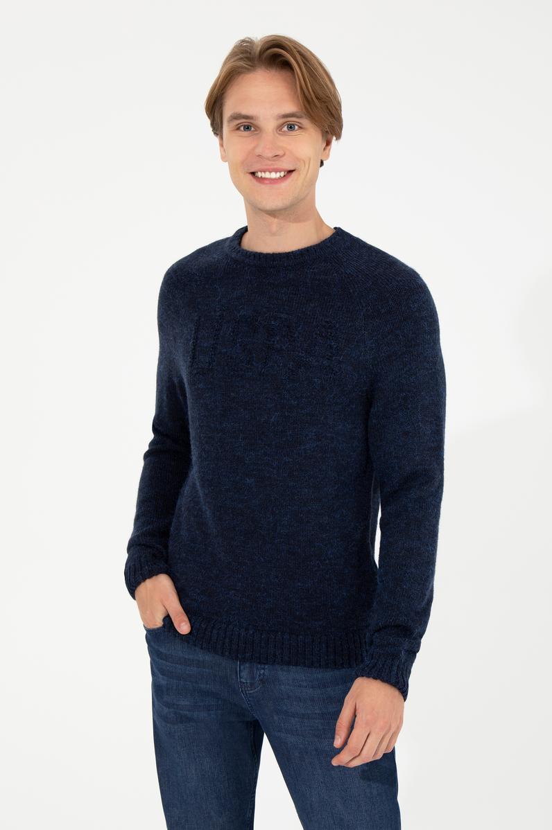 Erkek Lacivert Kazak