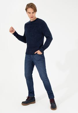 Erkek Lacivert Kazak - 50237620030