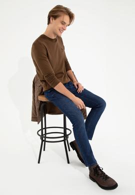 Erkek Coconut Bisiklet Yaka Basic Triko Kazak - 50251885050