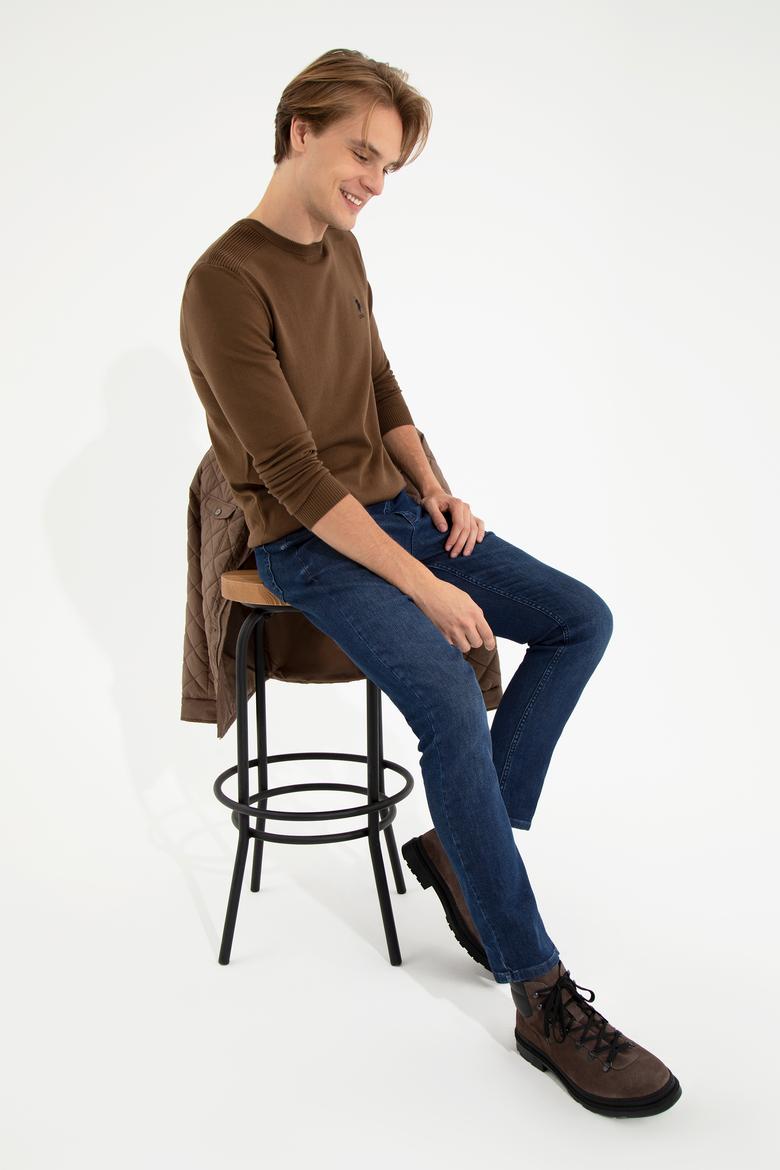 Erkek Coconut Bisiklet Yaka Basic Triko Kazak - 50251885050