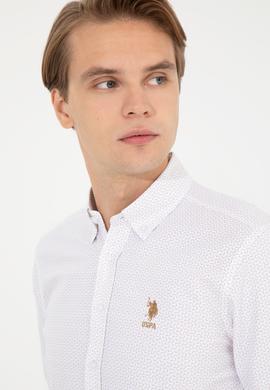 Erkek Bej Uzun Kollu Gömlek - 50251891041