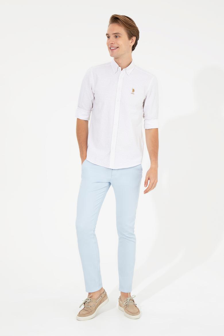 Erkek Bej Uzun Kollu Gömlek - 50251891041