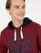 Erkek Vişne Kapüşonlu Sweatshirt