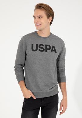 Erkek Antrasit Melanj Basic Sweatshirt - 50254504024