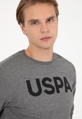 Erkek Antrasit Melanj Basic Sweatshirt - 50254504024