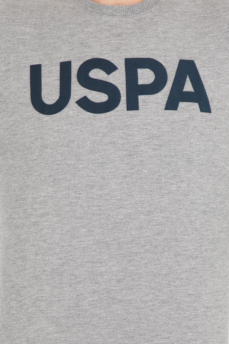 Erkek Gri Melanj Basic Sweatshirt - 50254504035