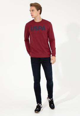 Erkek Vişne Basic Sweatshirt - 50254504046