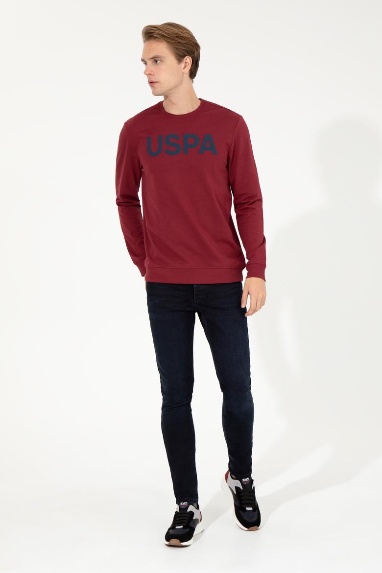 Erkek Vişne Basic Sweatshirt - 50254504046