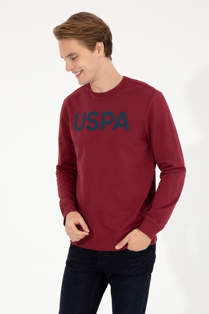 Erkek Vişne Basic Sweatshirt