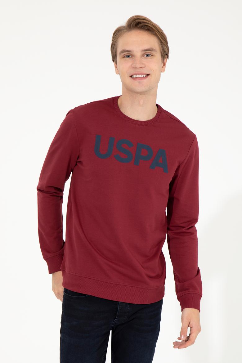 Erkek Vişne Basic Sweatshirt - 50254504046