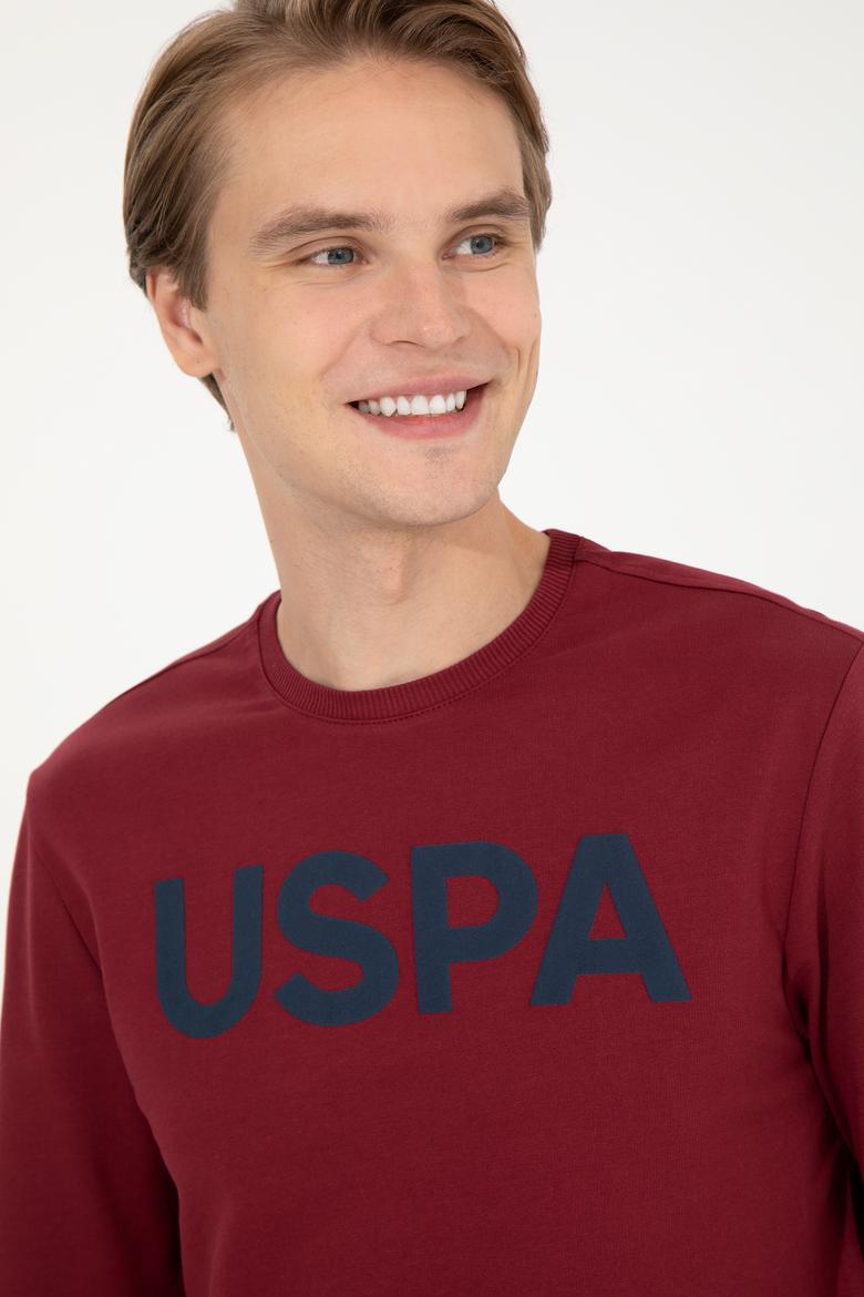 Erkek Vişne Basic Sweatshirt - 50254504046