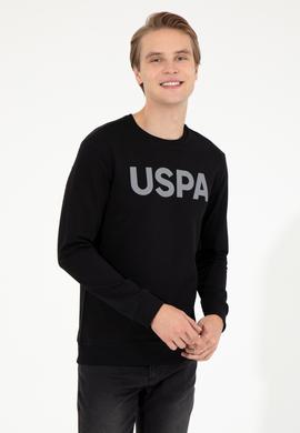 Erkek Siyah Basic Sweatshirt - 50254504015