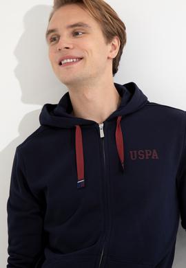 Erkek Lacivert Kapüşonlu Örme Hırka - 50257142009