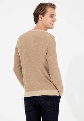 Erkek Taş Bisiklet Yaka Triko Kazak - 50251884030