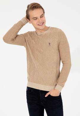 Erkek Taş Bisiklet Yaka Triko Kazak - 50251884030