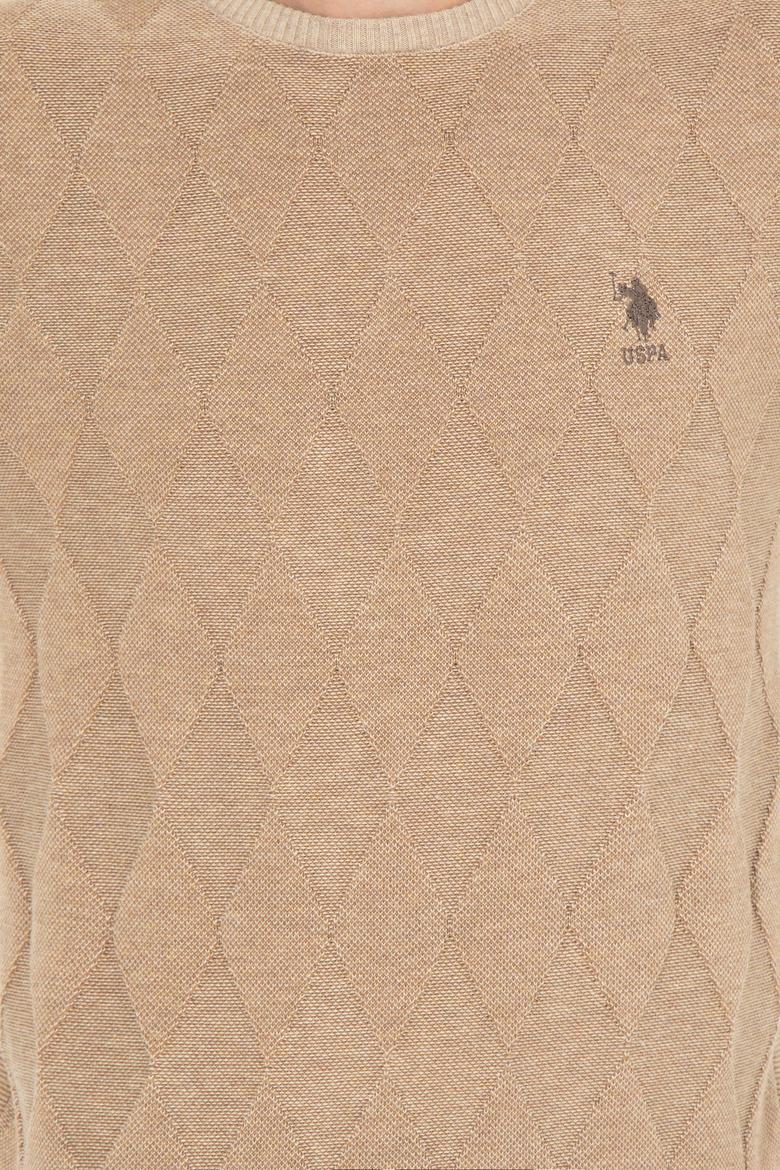 Erkek Taş Bisiklet Yaka Triko Kazak - 50251884030