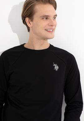 Erkek Vişne Basic Bisiklet Yaka Sweatshirt - 50257289030