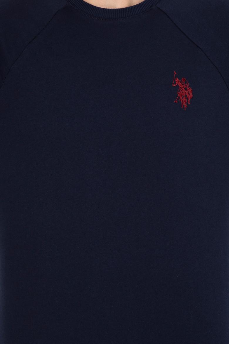 Erkek Lacivert Bisiklet Yaka Basic Sweatshirt - 50257289010