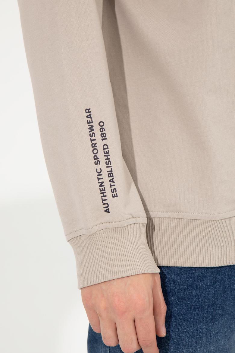 Erkek Taş Bisiklet Yaka Sweatshirt - 50257198036