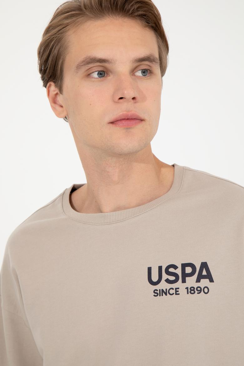 Erkek Taş Bisiklet Yaka Sweatshirt - 50257198036