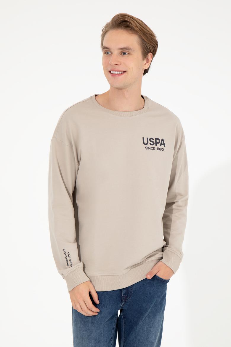 Erkek Taş Bisiklet Yaka Sweatshirt - 50257198036