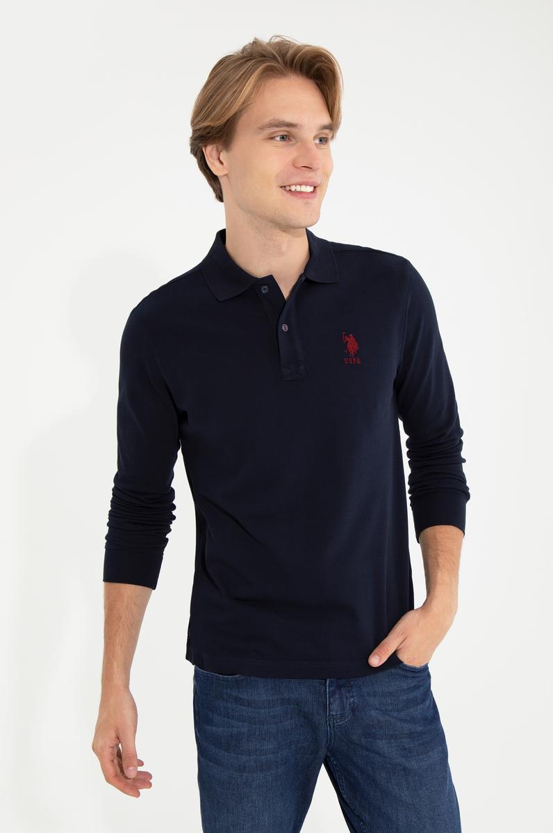 Erkek Lacivert Basic Sweatshirt