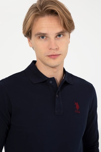Erkek Lacivert Basic Sweatshirt