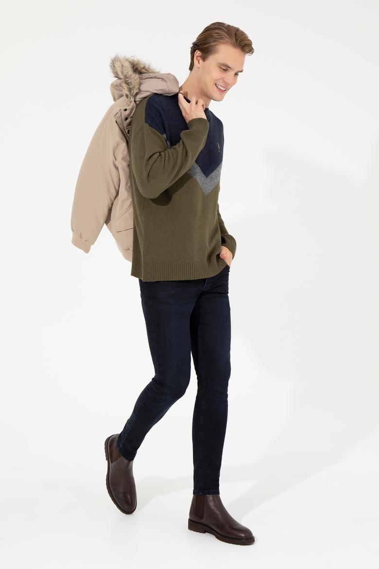 Erkek Coconut Bisiklet Yaka Triko Kazak