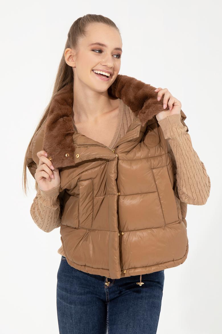 Kadın Camel Yelek - 50255045012