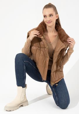 Kadın Camel Yelek - 50255045012