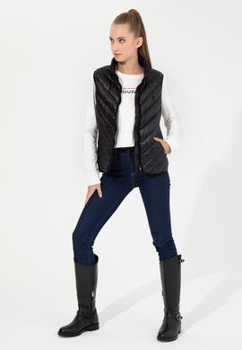 Kadın Siyah Yelek - 50254455021