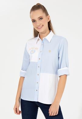 Kadın Beyaz Uzun Kollu Gömlek - 50261136004