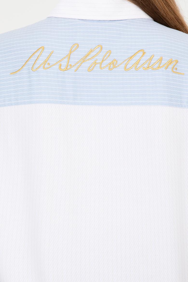 Kadın Beyaz Uzun Kollu Gömlek - 50261136004