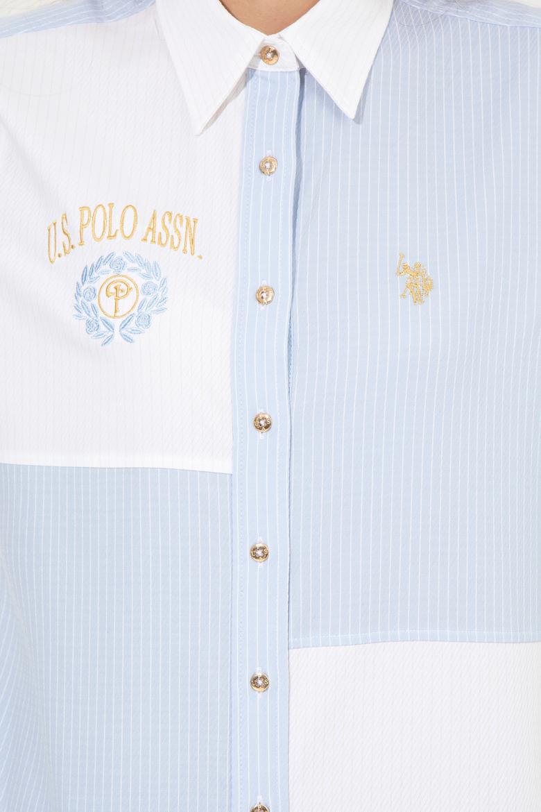 Kadın Beyaz Uzun Kollu Gömlek - 50261136004