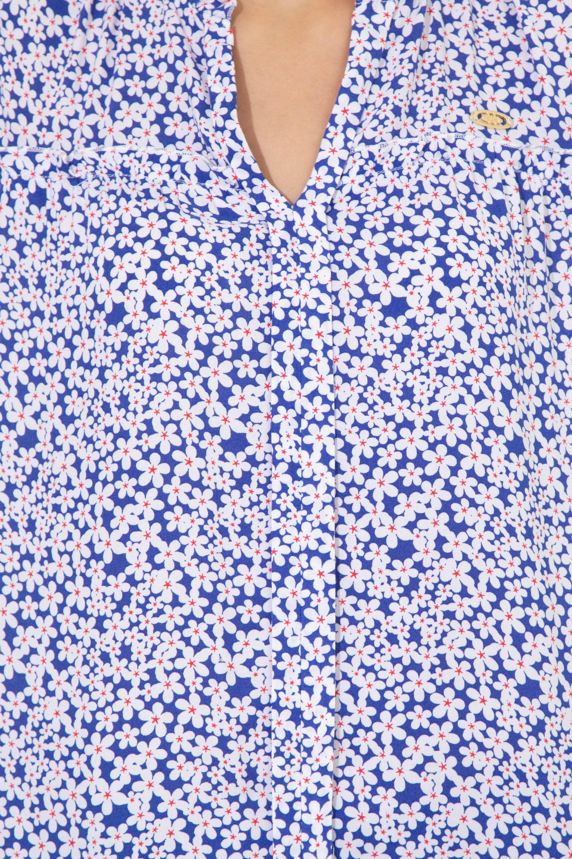 Kadın Mavi Uzun Kollu Gömlek