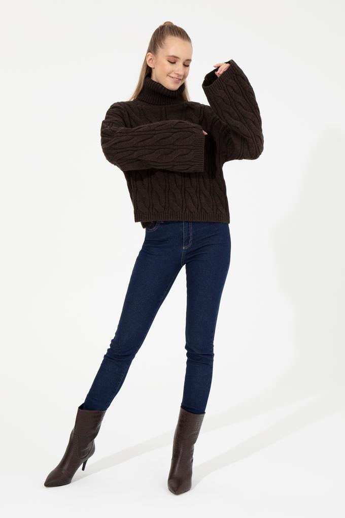 Kadın Coconut Balıkçı Yaka Kazak