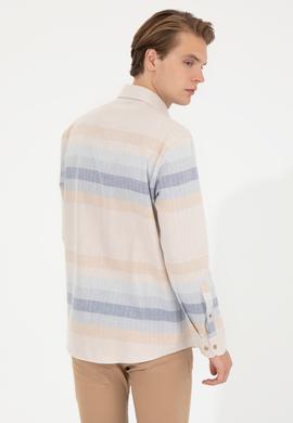 Erkek Camel Uzun Kollu Gömlek - 50255708015