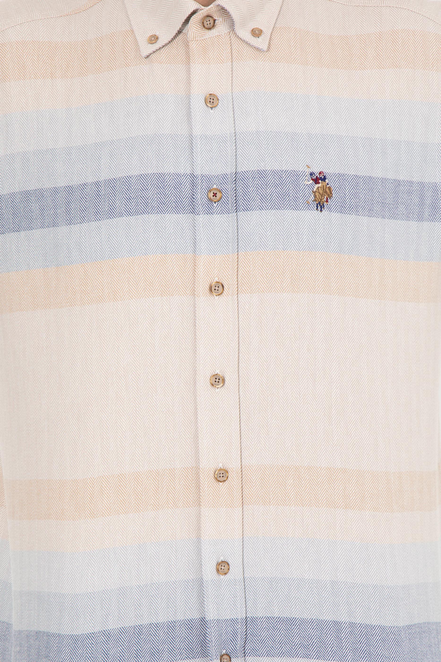 Erkek Camel Uzun Kollu Gömlek