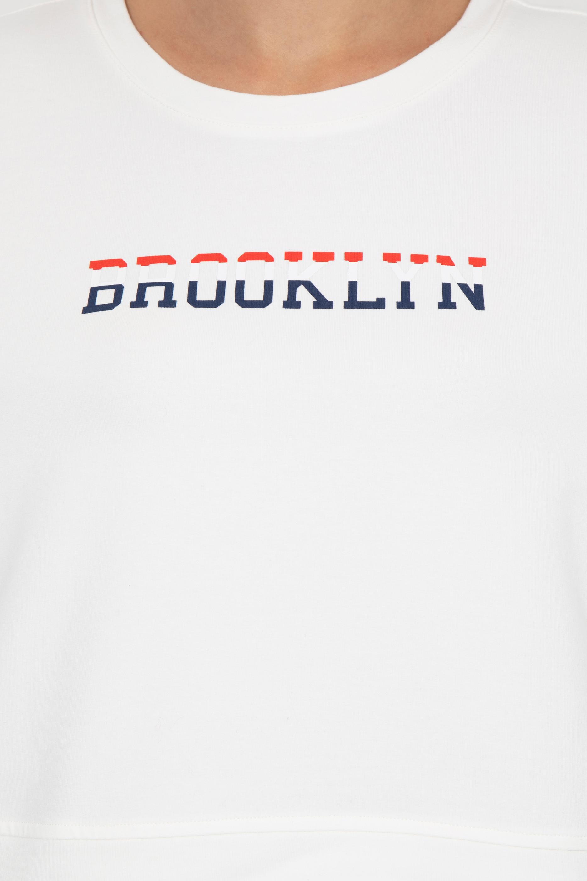 Kadın Ekru Bisiklet Yaka Sweatshirt