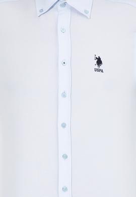 Erkek Açık Mavi Uzun Kollu Basic Gömlek - 50253872016