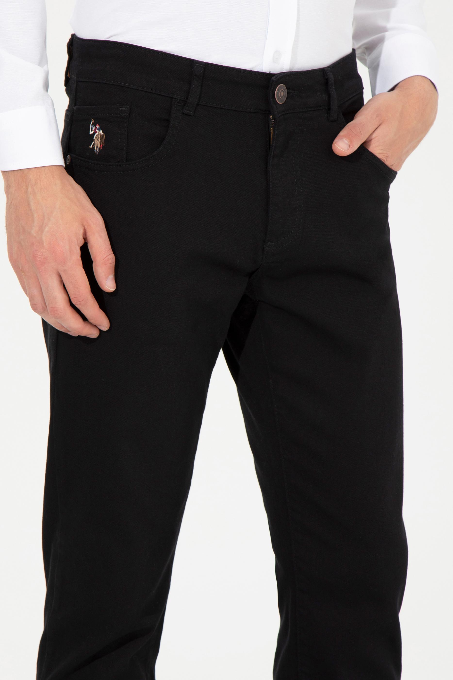 Erkek Siyah Jean Pantolon