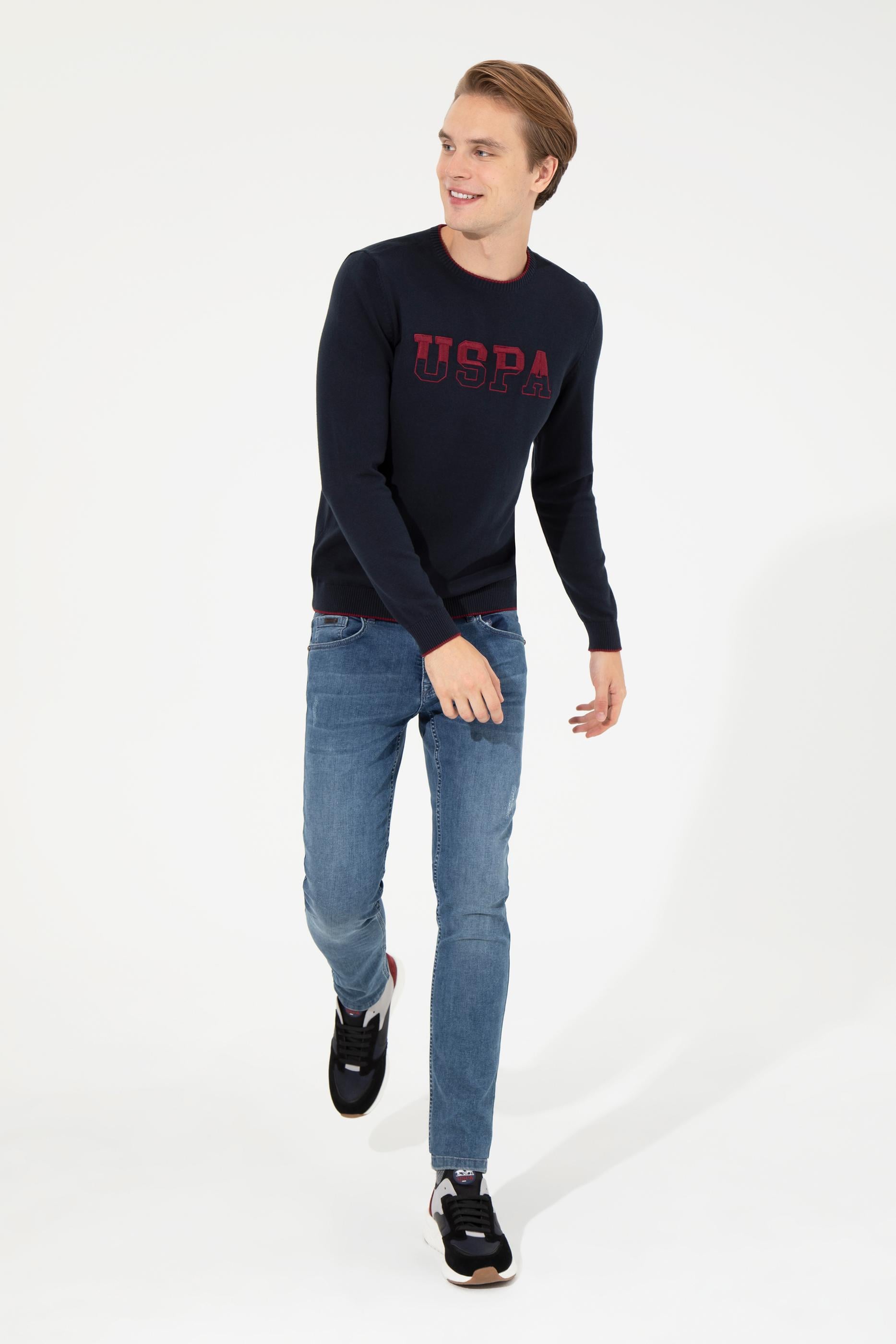 Erkek Lacivert Kazak