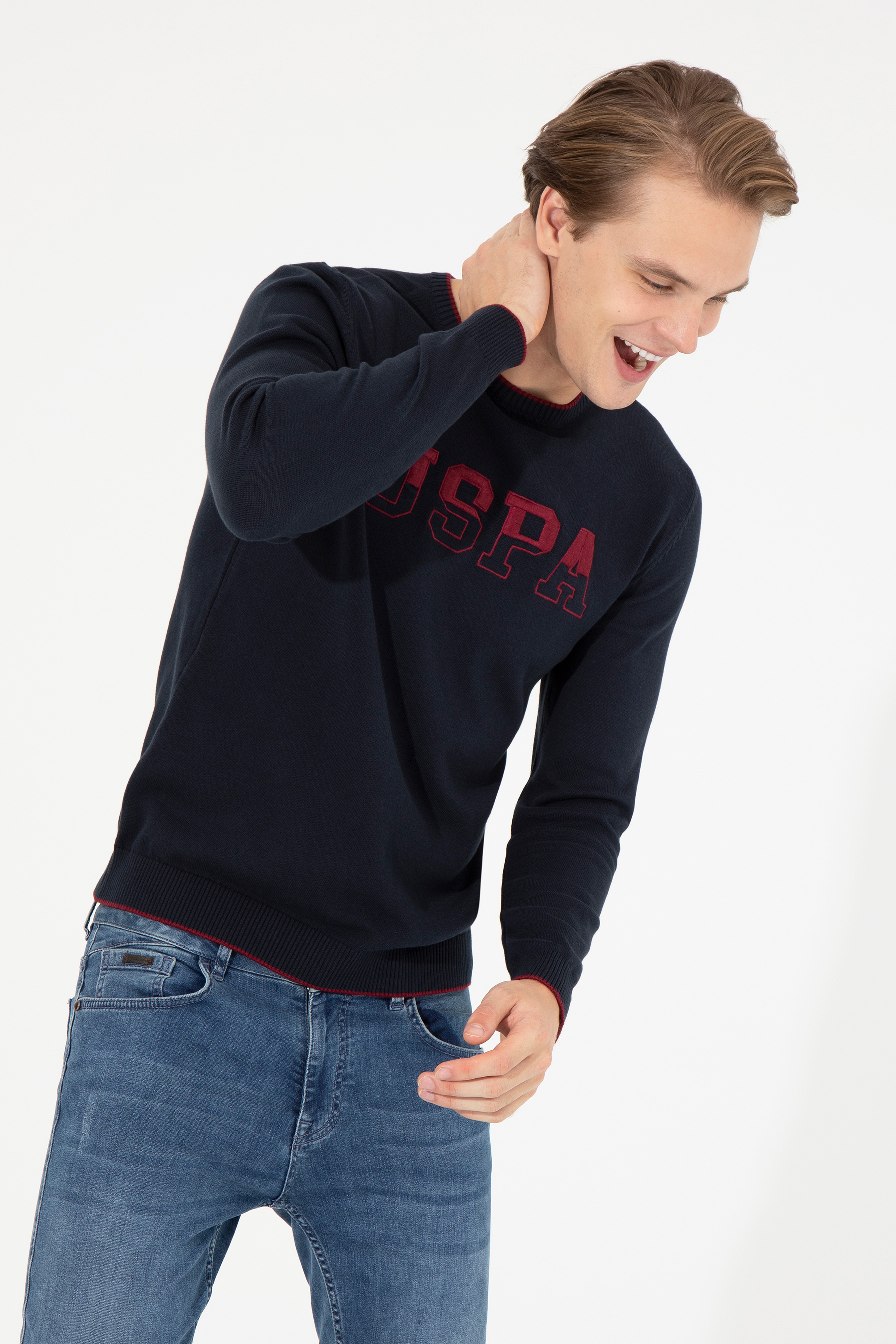 Erkek Lacivert Kazak - Image 1