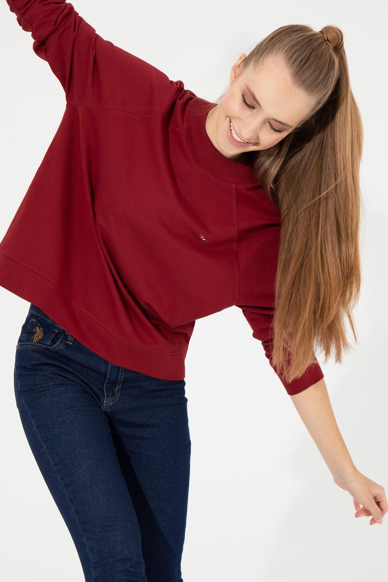 Kadın Kırmızı Sweatshirt - 50261240021