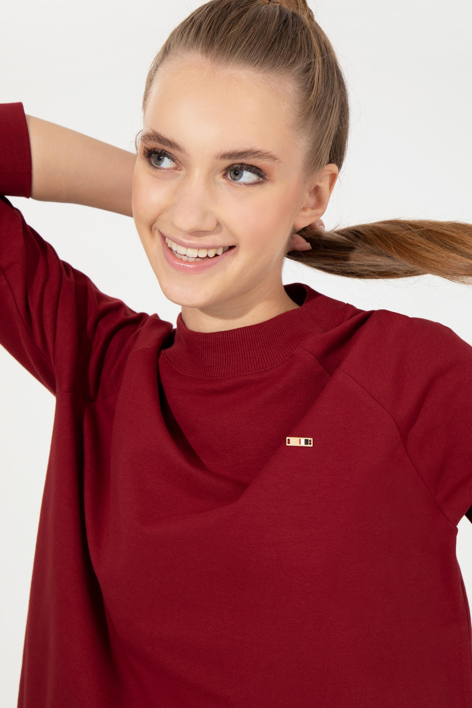 Kadın Kırmızı Sweatshirt