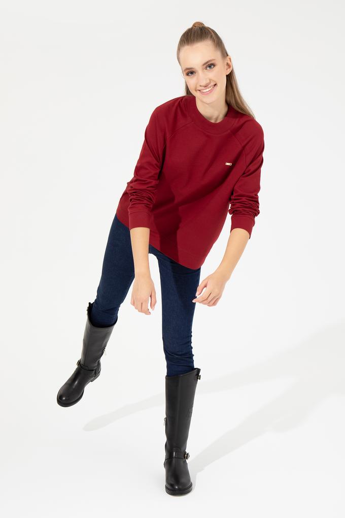 Kadın Kırmızı Sweatshirt