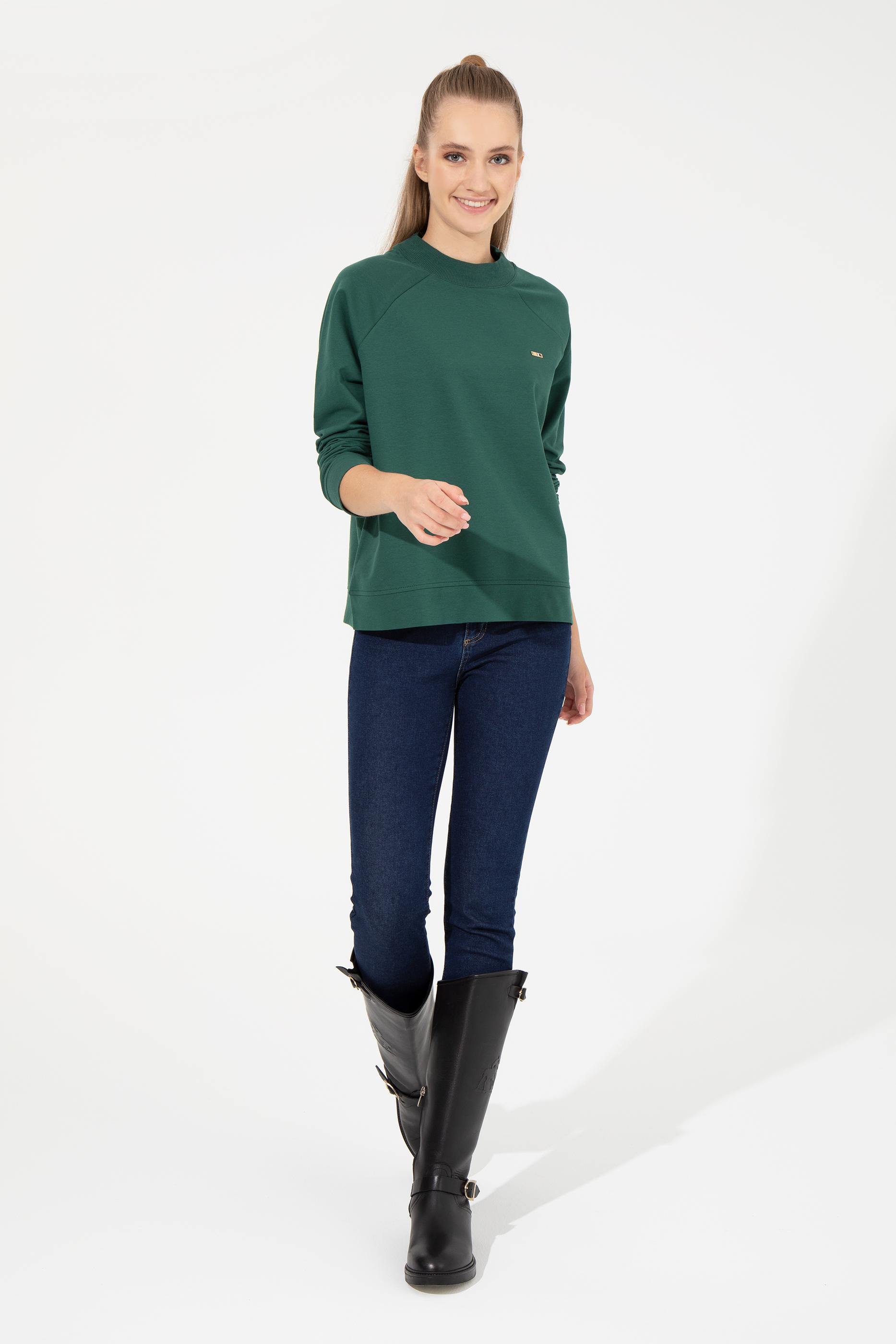 Kadın Yeşil Sweatshirt