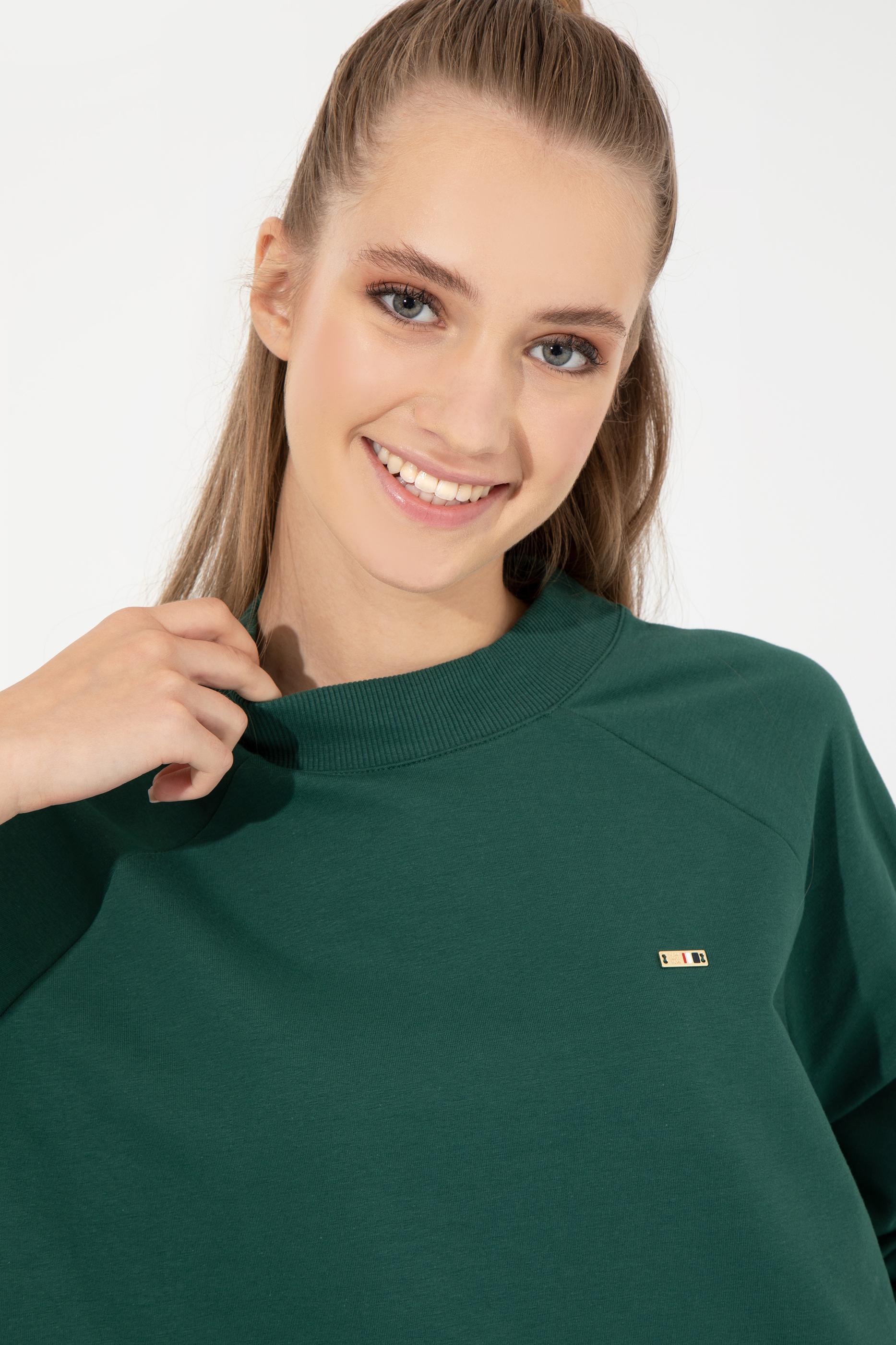 Kadın Yeşil Sweatshirt