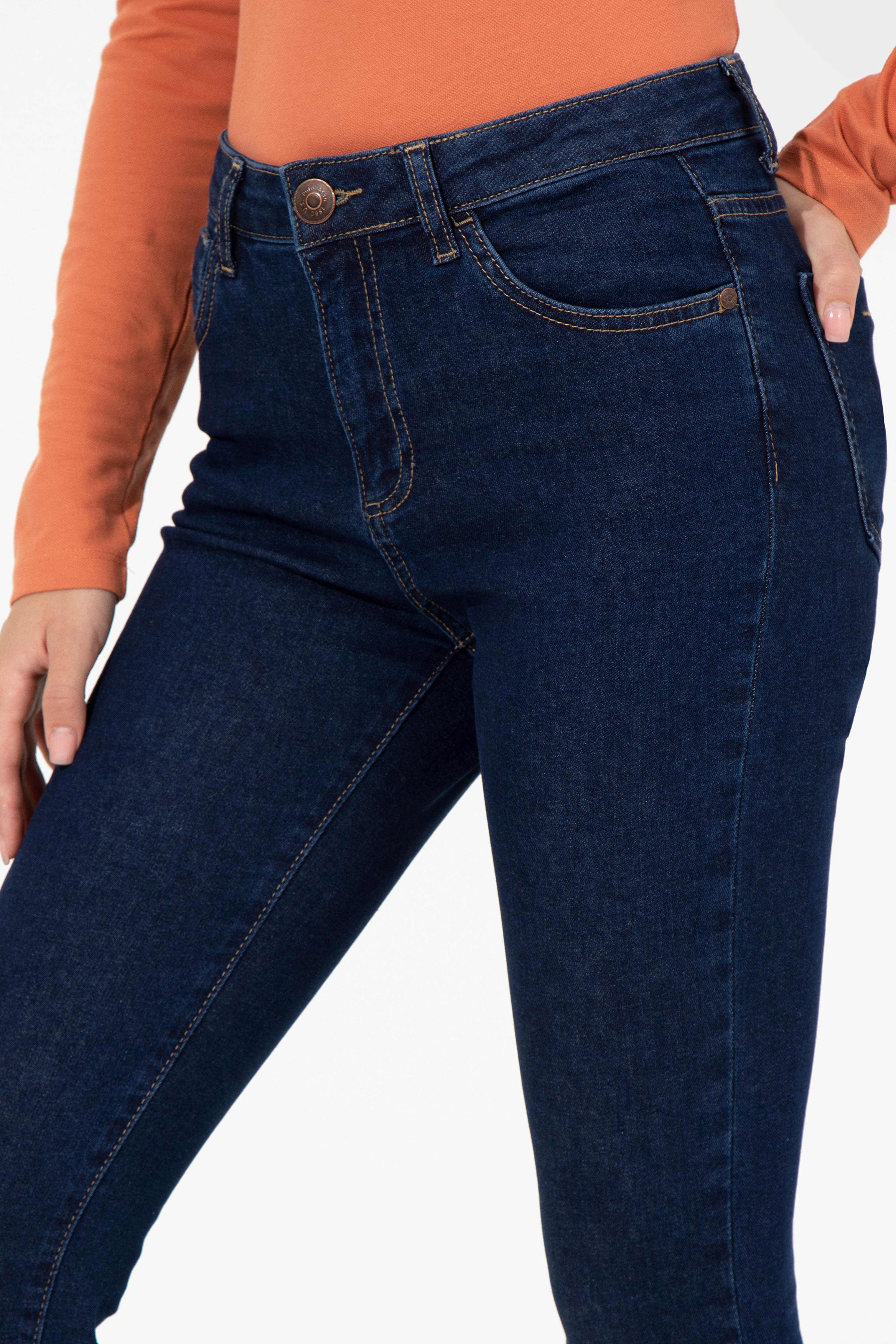 Kadın Mavi Jean Pantolon - Image 6